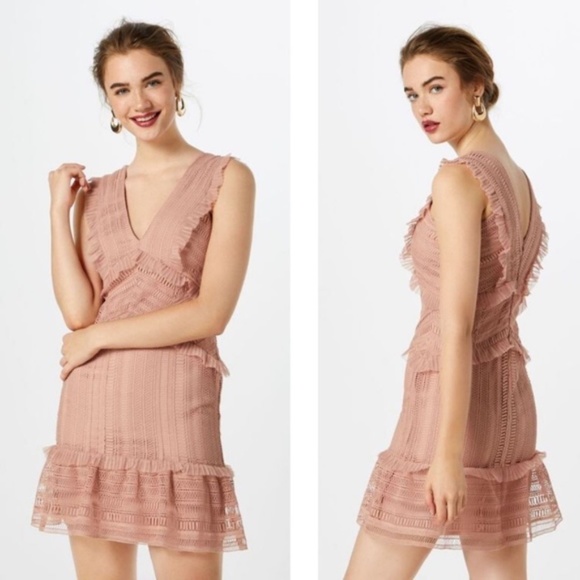 bardot kristen lace dress